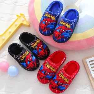 Kids Spiderman Themed Slippers Soft Soles and Non-Slip LIMITED STOCK AVAILABLE - Picture 1 of 10