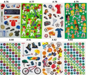 Sandylion SPORTS Scrapbook Scrapbooking Maxi Stickers Soccer Baseball Basketball - Picture 1 of 9