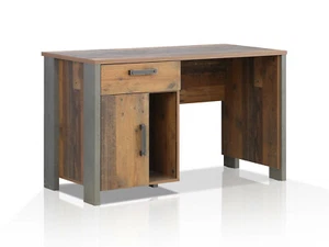 Schreibtisch Computertisch Bürotisch Tisch Büromöbel CASSIA Old Wood Vintage - Bild 1 von 2