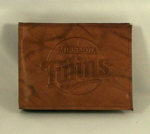 Minnesota Twins Leather Wallet Cover