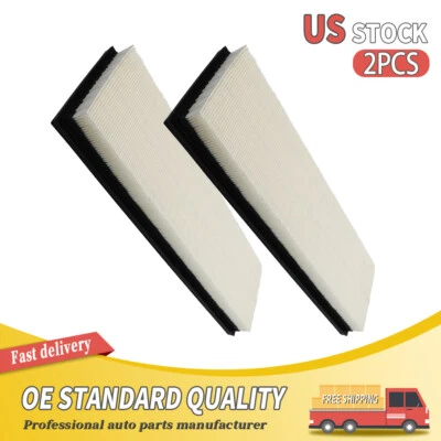 Filtro de aire motor 2 piezas para Volkswagen Rabbit Passat Golf Jetta Beetle 2005-2014 Foto 1 de 4