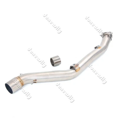 Para Suzuki DRZ400S DRZ400SM 2000-2024 Sistema de escape de motocicleta Tubo de enlace medio 2" Foto 1 de 4