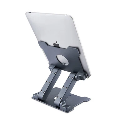 Tablet Stand,Adjustable Aluminum Stand Holder for iPad Pro Samsung Surface Pads - Image 1 of 4