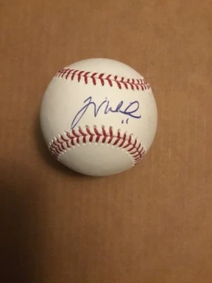 Will Middlebrooks Auto Autograph Baseball. MLB Authenticated Red Sox Rangers - Image 1 of 4