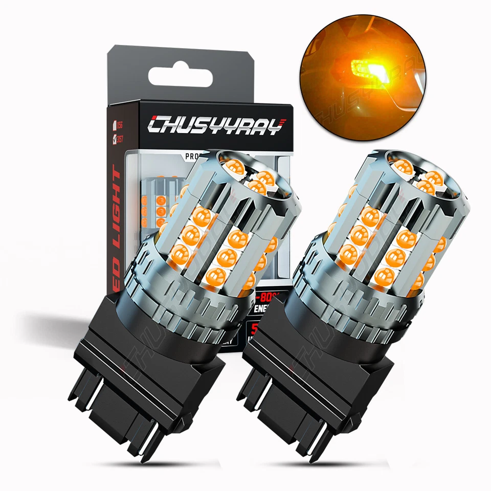 Luz de señal de giro LED brillante para Ford Ranger 2001-2011 3000K ámbar 3030 SMD Foto 1 de 4