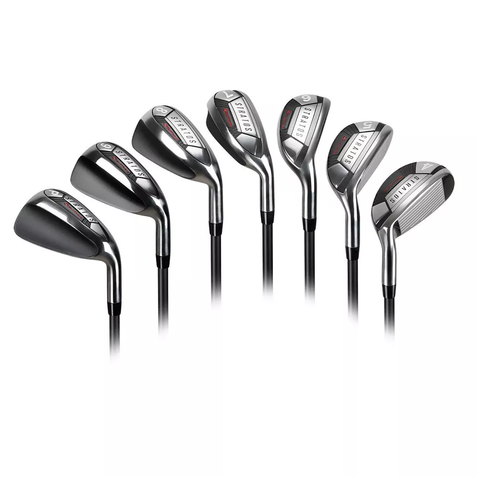 Orlimar Stratos Men's Hybrid Iron Set 4-PW RH Graphite Stiff Flex- Set of 7 New - Image 1 of 4