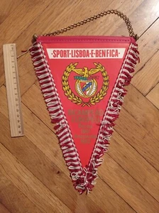 Banderín de fútbol americano SL Benfica Lisboa Lisboa vintage - Imagen 1 de 2
