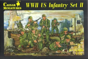 Caesar Miniatures 1/72 WW2 US Infantería Set #2 - Imagen 1 de 1