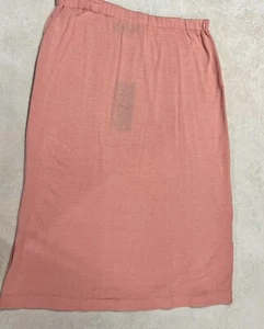 Donna Vinci knits coral knit midi skirt size 24 - Picture 1 of 7