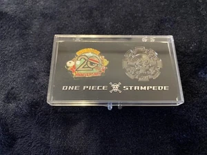 One Piece Pins 2 Tipi 20° Anniversario Film STAMPAEDE Limitato Giappone 2019 - Foto 1 di 5
