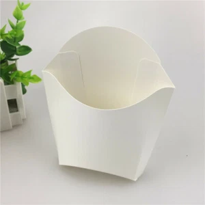 20 Disposable Packaging Box French Fries Chicken Oil-proof Organizer Case Holder - Picture 1 of 9