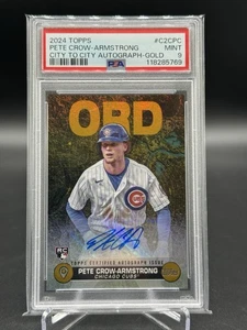 2024 Topps Pete Crow - Armstrong City to City Autographs Gold - Mint 9 - 46/50 - Bild 1 von 2