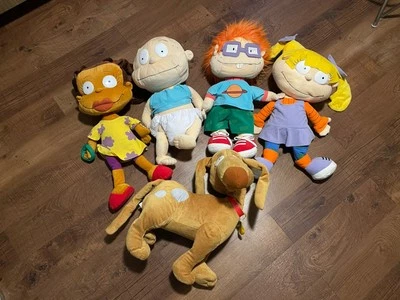Lote De Colección De 5 Nickelodeon GRANDES Rugrats Tommy Chuckie Angelica Peluche Nanco 2000 Foto 1 de 4