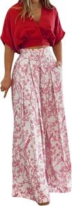 Tuta Donna Elegante Curvy Abito Da Sera in 2 Pezzi Moda Canotta & Pantaloni Ceri - Foto 1 di 12