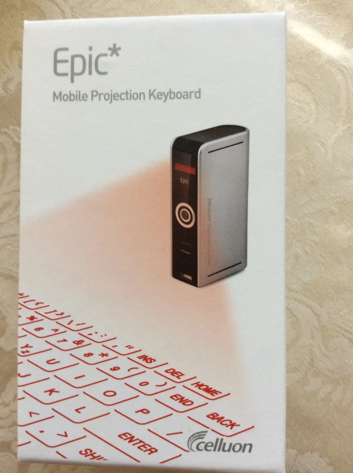 Epic Mobile Projection Keyboard Android iOS Windows Compatible, BRAND NEW - Image 1 of 4