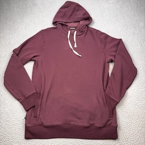 Travis Mathew Hoodie Herren Medium Burgund Kängurutasche Wolke Sweatshirt - Bild 1 von 13