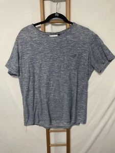 Camiseta de bolsillo Jungmaven 55 % cáñamo 45 % algodón orgánico azul y blanco para hombre talla L - Imagen 1 de 3
