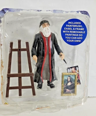Figura de acción y mini Mona Lisa Accoutrements Leonardo da Vinci - Caja abierta Foto 1 de 4