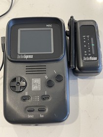 Turbografx Turbo Express 16 +7 games Handheld New capacitors-rare TV tuner WORKS