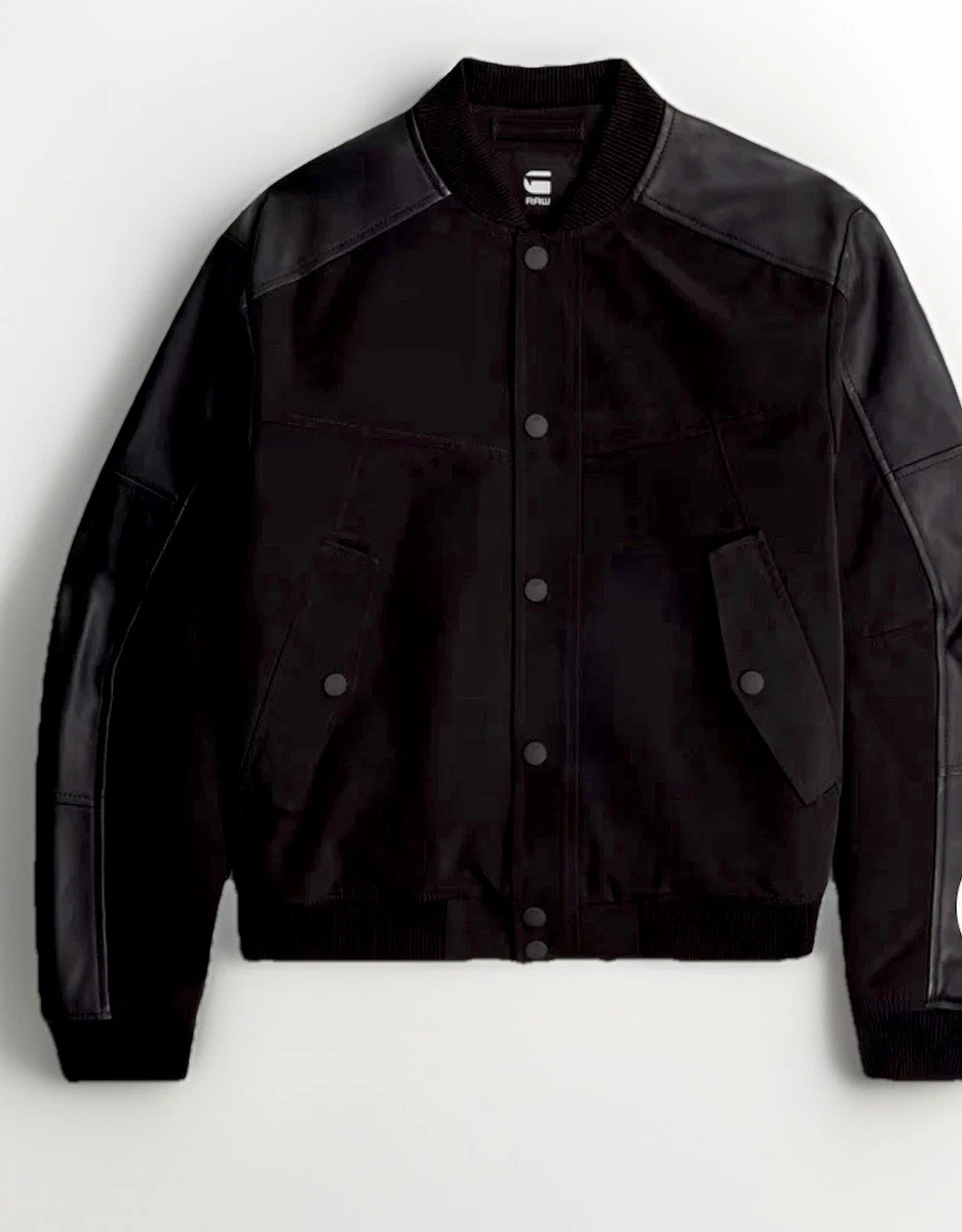 g star raw leather jacket products for sale | eBay