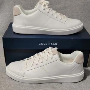 Cole Haan Women's Size 9 B Grand Crosscourt Coaster Sneakers White / Dove - Picture 1 of 8
