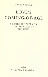 BOOKS Loves Coming Of Age A Series Of Papers On The Relation Of The Sexes 1923 - Picture 1 of 11
