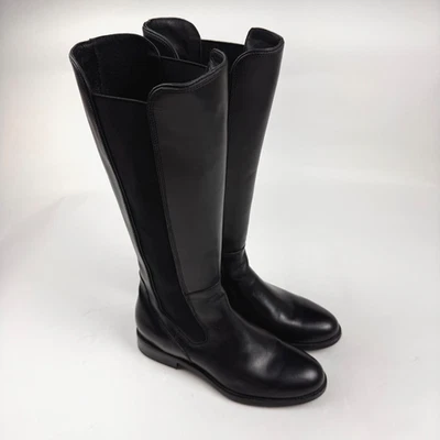 Botas de cuero Wolverine para mujer 1000 millas Darcy altas hasta la rodilla negras talla EE. UU. 7,5 Foto 1 de 4