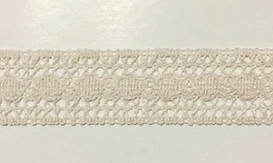 Cluny Lace Trimming Color: Natural - Put-Up: 10 Continuous Yards - Picture 1 of 2