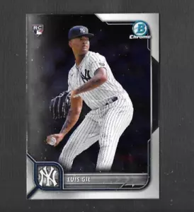 2022 Bowman Chrome Baseball ~ #78 ~ LUIS GIL (RC) ~ ROY ~ New York Yankees ~ NM+ - Bild 1 von 2