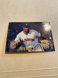 BARRY BONDS & JOE CARTER 1995 FLEER ALL STARS #6 OF 25