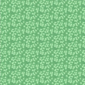 Clothworks - Bird Brain - Mini Flowers - Mint, Fabric by the Yard - Picture 1 of 9