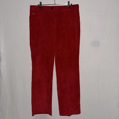 Women’s Red Corduroy Pants Size 10 Petite  - Image 1 of 4