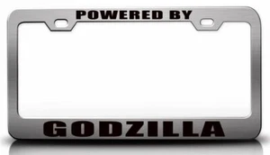 Marco de placa POWERED BY GODZILLA - PUEDE PERSONALIZAR - Imagen 1 de 1
