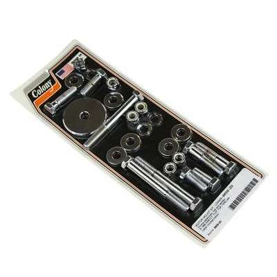 KIT DE MONTAJE DE MOTOR INFERIOR (cromo) Harley FLT FLHT FXR FXRS Evo TC 1988-06. 9859-20 Foto 1 de 3