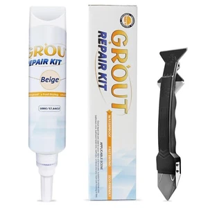 Tile Grout Repair Kit - Grout Filler, Grout Repair Paste with Silicone Trowel... - Picture 1 of 8