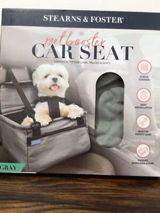 Hund Haustier Sitzerhöhung Autositz klein grau Autos LKW SUVs Stearns Foster - Bild 1 von 4