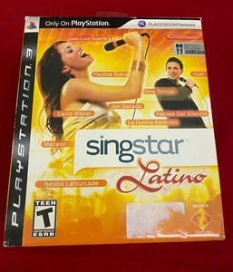 SingStar Latino Game & Microphones Bundle Sony PS3 NEW - Picture 1 of 4