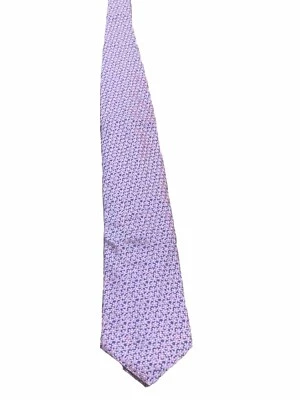 Corbata Hart Schaffner Marx Hombre Azul Cachemira/Rosa Seda DELINGADA #11273 Foto 1 de 4