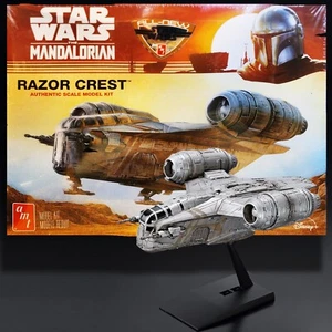 AMT 1273 1/72 STEMMA RASOIO MANDALORIANO DA STAR WARS MODEL KIT951/12 - Foto 1 di 6