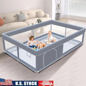 Baby Playpen Safe Toddler Activity Center Portable Indoor Outdoor 360° Viewing - Picture 1 of 8