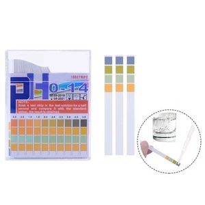 pH-Werte bequem messen mit 100 Wasser pH Teststreifen stabile Box - Bild 1 von 12