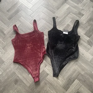 Women's Top Shop Body Suit Size 12 black new, pink used excellent condition - Picture 1 of 1