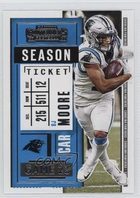 2020 Panini Contenders Season Ticket DJ Moore #89 - Image 1 of 2
