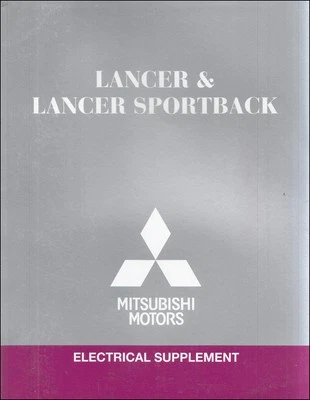 2017 Mitsubishi Lancer E Lancer Sportback Diagramma Cablaggi Manuale Elettrico - Immagine 1 di 2