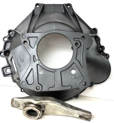 OEM 86-?FORD ALUMINUM SMALL BLOCK BELLHOUSING 5.0 5.8L 302 351W+THROWOUT ARM,SBF - Image 1 of 4