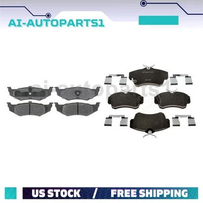 Kit pastillas freno delantero trasero para Chrysler PT Cruiser 2001 2002 2003 2004 - 2010 Foto 1 de 4