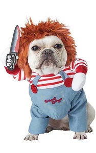 MUÑECA MORTAL CHUCKY PERRO MASCOTA DISFRAZ HALLOWEEN - Imagen 1 de 2