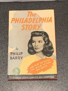 THE PHILADELPHIA STORY By Philip Barry Pocket Books 1941 Paperback PB Vtg - Picture 1 of 6