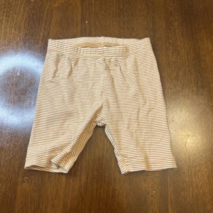 Carter's Just One You Toddler Bike Shorts 2T Tan/White Striped - Picture 1 of 5