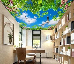 3D Animal Two Birds G51 Ceiling WallPaper Murals Wall Print Decal Deco Erin 2023 - Picture 1 of 5